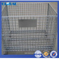 powder coated wire container/high quality stackable container of wire mesh